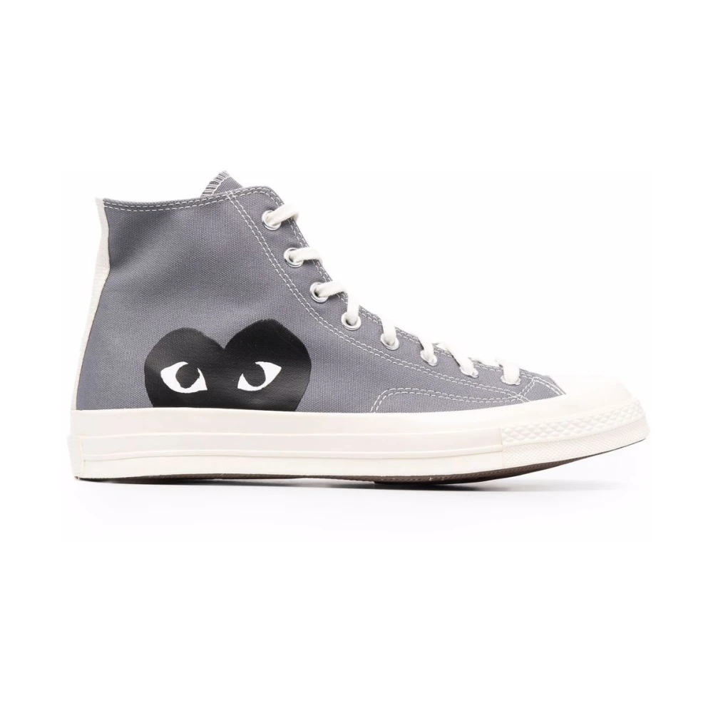 Comme des Garçons Play New Big Heart Hi Top Dames Schoenen Grijs