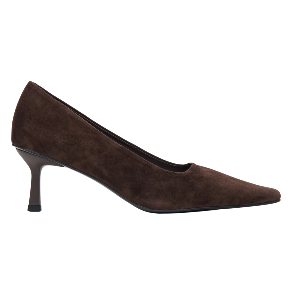Estro Brown Pumps, Female, 4 Uk, Pointed Toe Heels