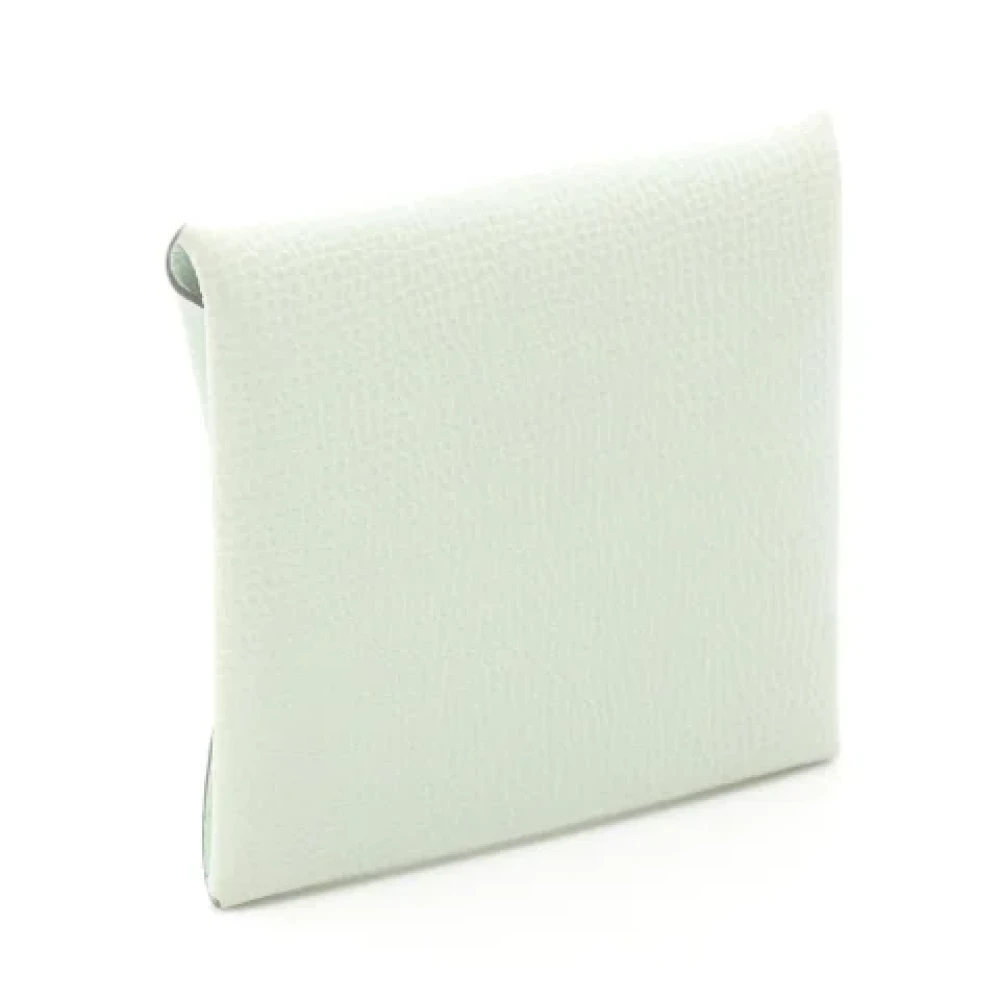 Hermès Vintage Pre-owned Leather wallets Green Dames