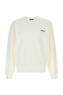 sweatshirt-en-coton-blanc