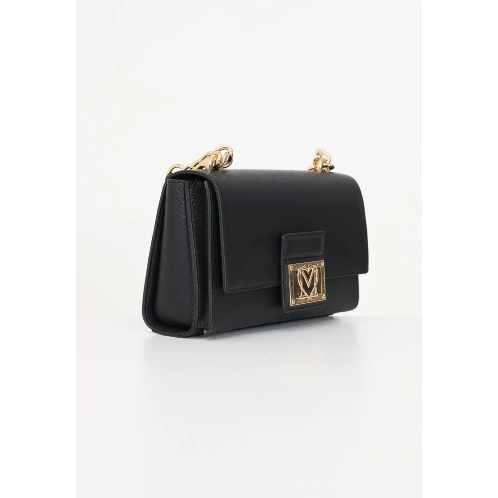 Love Moschino Saffiano Leren Tas Black Dames