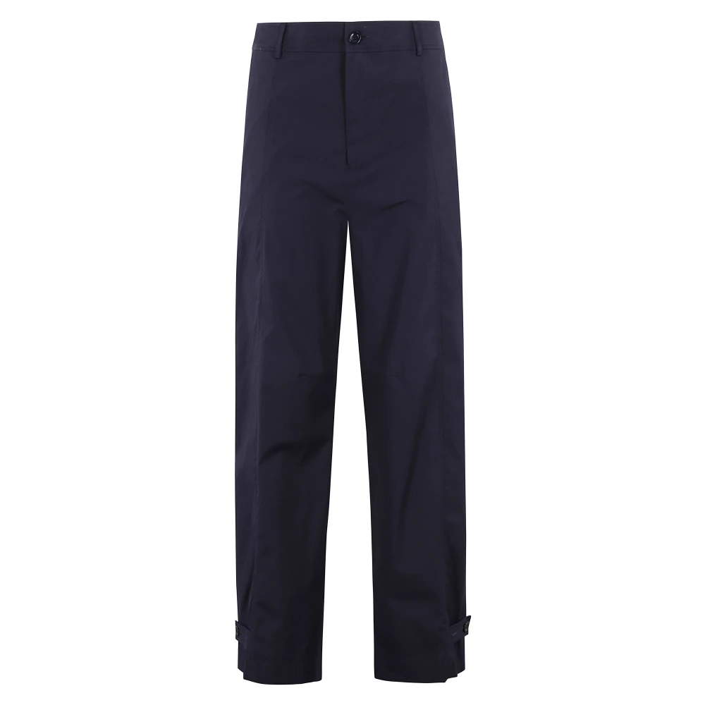 Semicouture Elegante Bloemenjurk voor Vrouwen Blue Dames