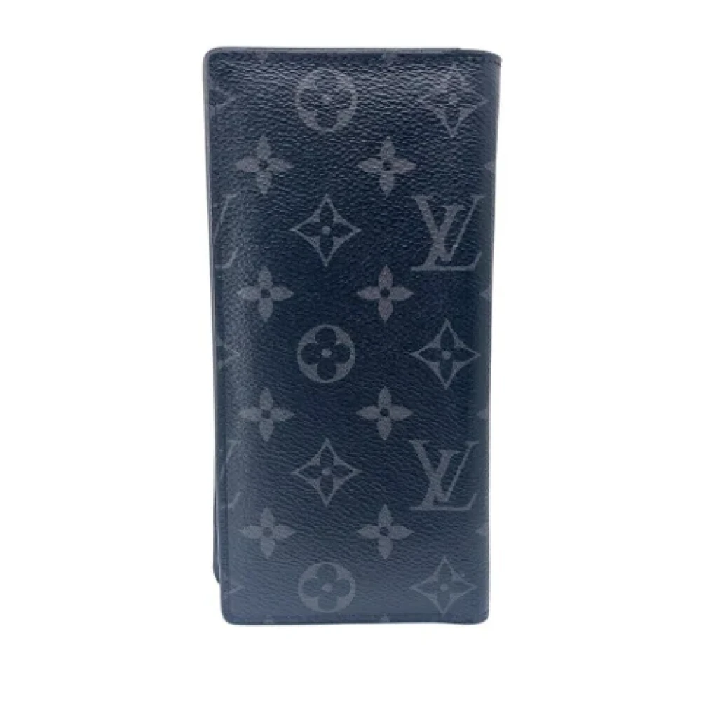 Louis Vuitton Vintage Pre-owned Canvas wallets Black Dames