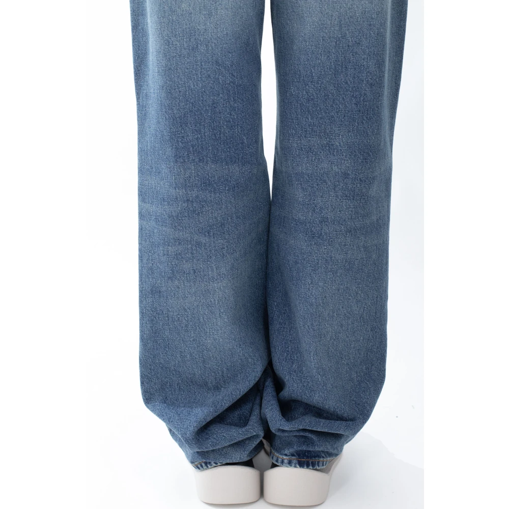 Haikure Blauwe Rechte Jeans Blue Dames