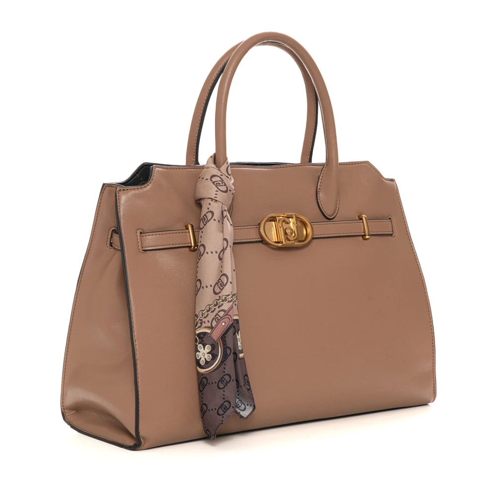 Liu Jo Satchel Handtas met Sjaal Brown Dames