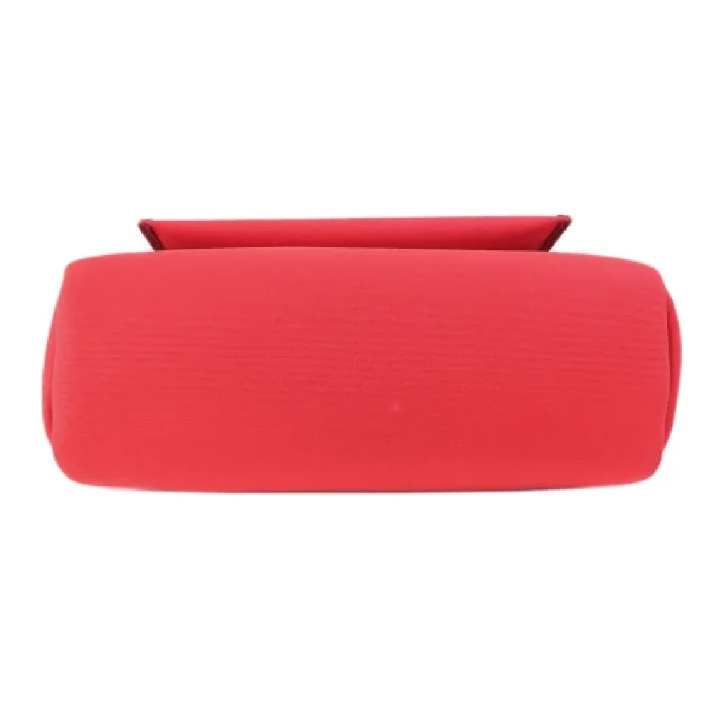 Hermès Vintage Pre-owned Fabric handbags Red Dames