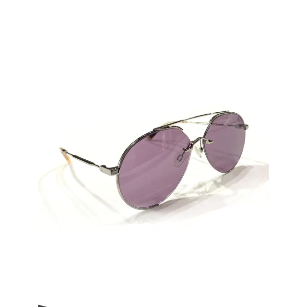 Alexander McQueen Pre-owned Plastic sunglasses Purple Dames