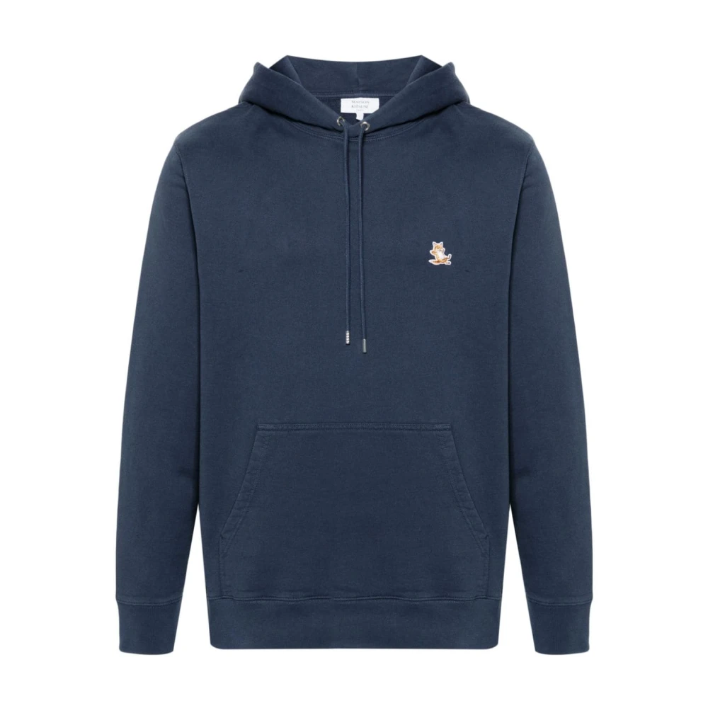Maison Kitsuné Blauwe Sweatshirt Aw24 Herenmode Blue Heren