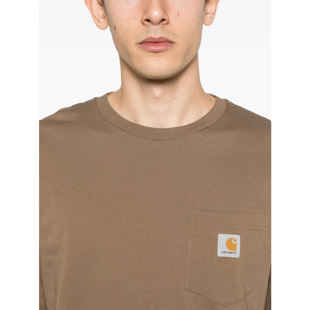 Carhartt WIP Lange Mouw T-shirt met Zak Brown Heren
