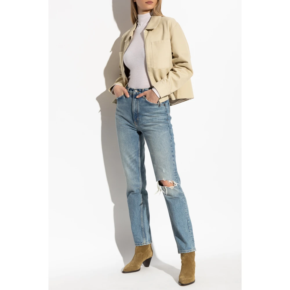Officine Générale Jas met kraag Beige Dames