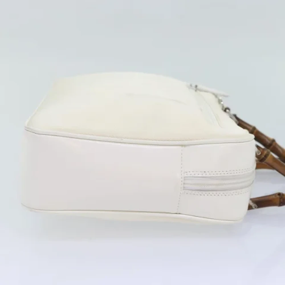 Gucci Vintage Pre-owned Leather handbags White Dames