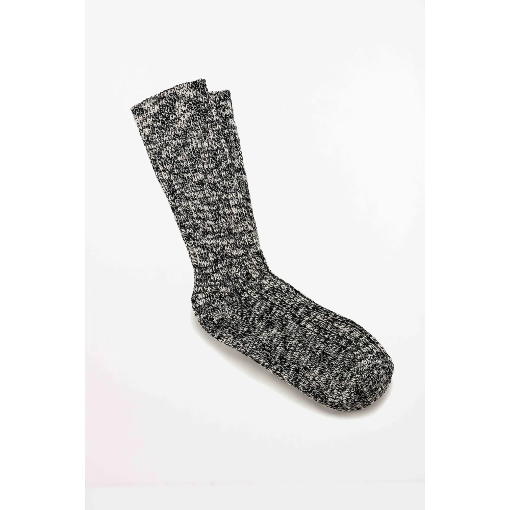 Birkenstock Katoenen Slub Sokken Black Heren