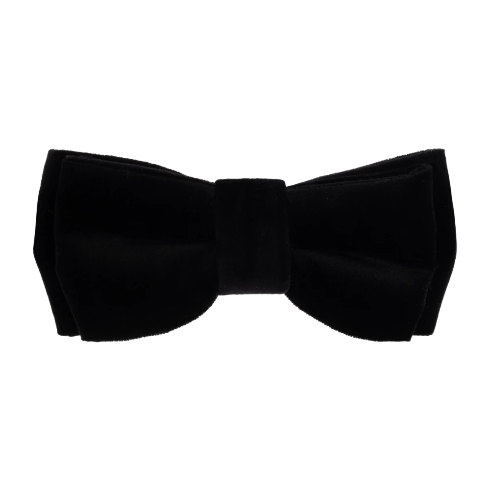 Paul Smith Fluwelen Vlinderdas Black Heren