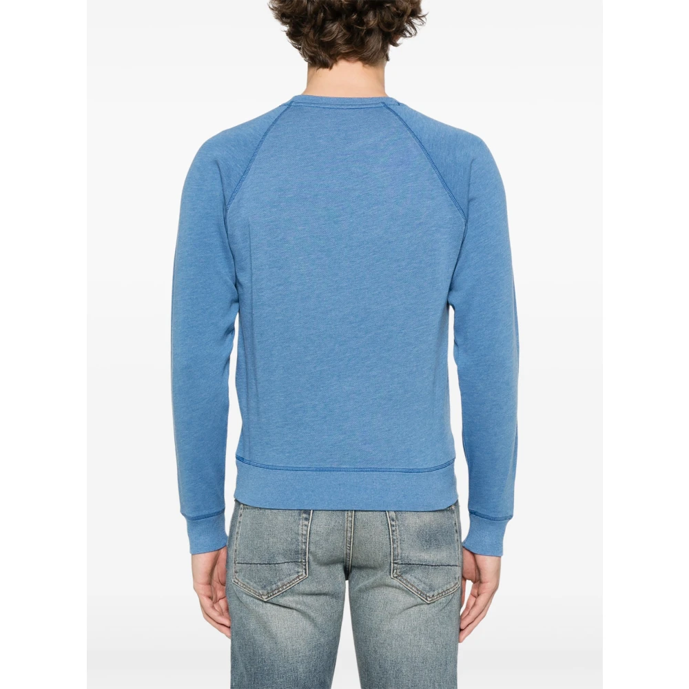 Tom Ford Katoenmix sweatshirt Blue Heren