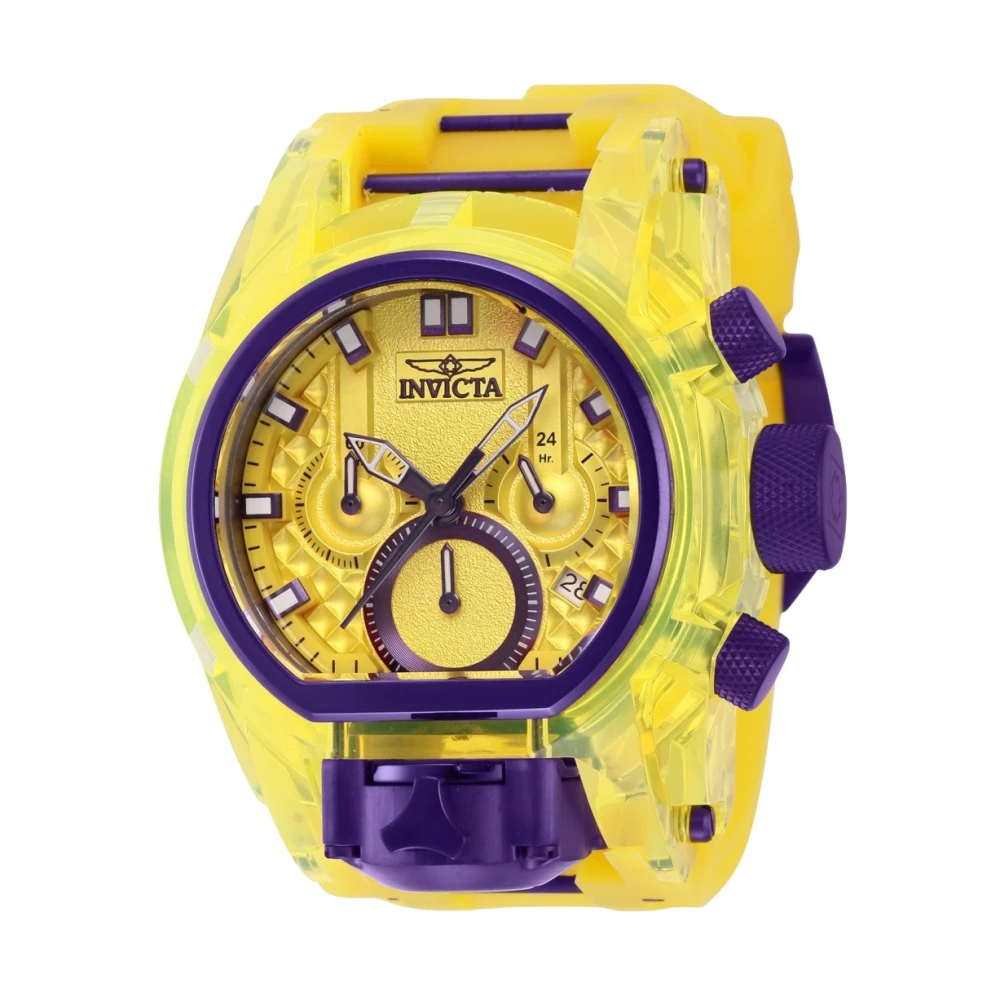 Invicta Watches Anatomic 40298 Quartz Klocka – 45mm Gul Unisex