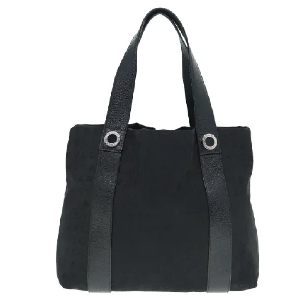 Bvlgari Vintage Pre-owned Canvas totes Black Dames