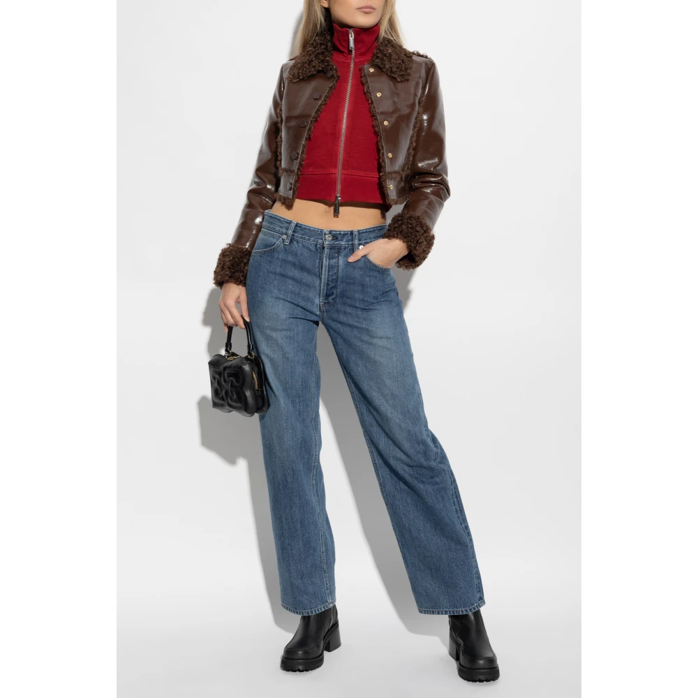 Dsquared2 Gedrukte sweatshirt Red Dames
