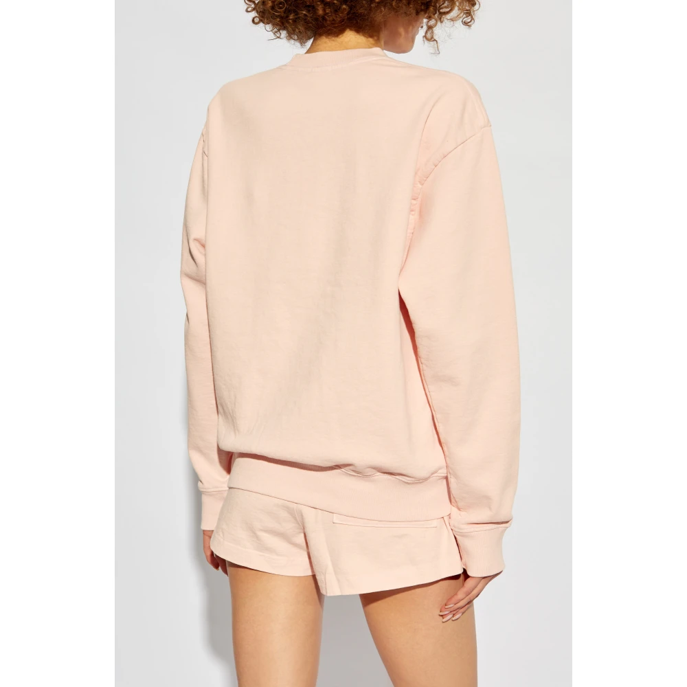Sporty & Rich Katoenen sweatshirt Pink Dames