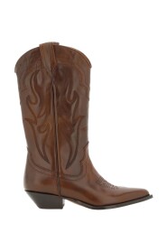 Sonora brushed leather santa fe boots