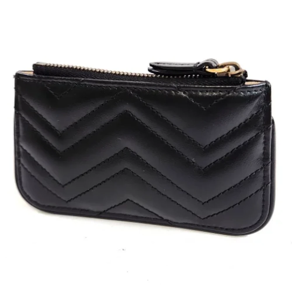 Gucci Vintage Pre-owned Leather wallets Black Dames