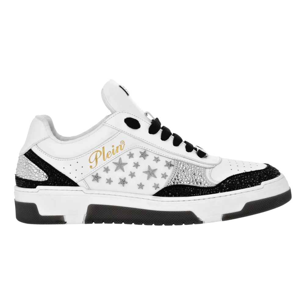 Philipp Plein Low-Top Sneakers Mix Studs Star unisex Schoenen Zwart