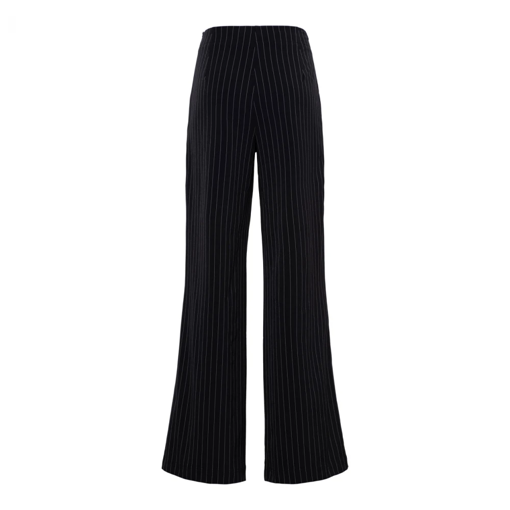 &Co Woman Wijde Broek Zomerse Stijl Black Dames