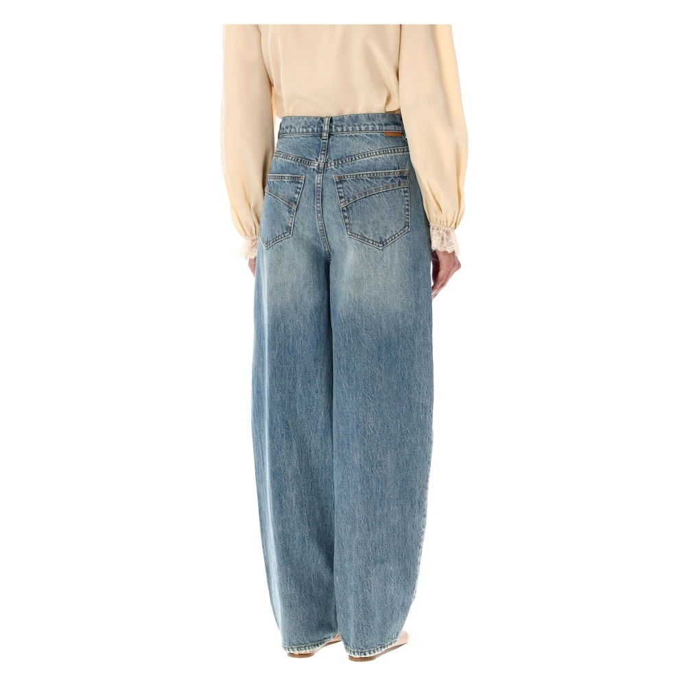 Zimmermann Illustration Barrel Jeans Blue Dames