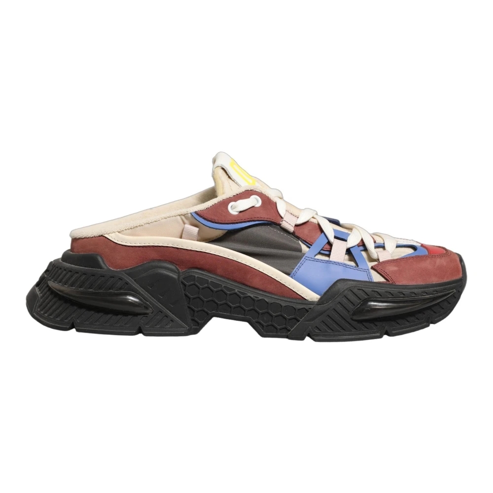 Dolce & Gabbana Men's Multicolor Sneakers, 10 Uk, Airmaster Low Top Trainers