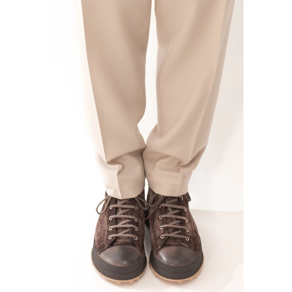 Briglia Wollen broek in Portobello-stijl Beige Heren