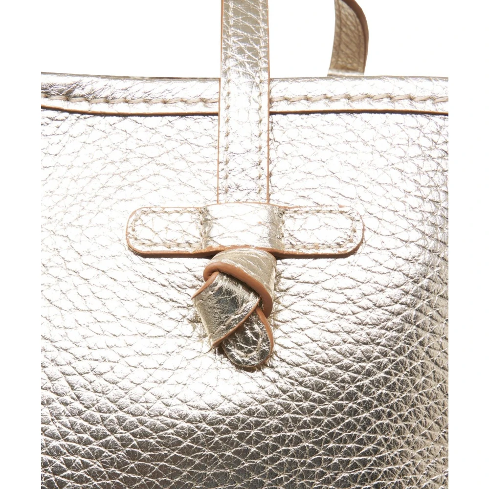 Gianni Chiarini Gouden Leren Shopper Tas Marcella Yellow Dames