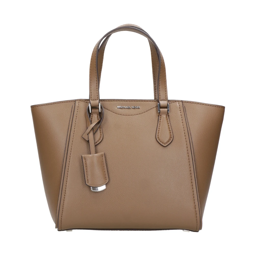 Michael Kors Leren handtas met verstelbare schouderband Brown Dames