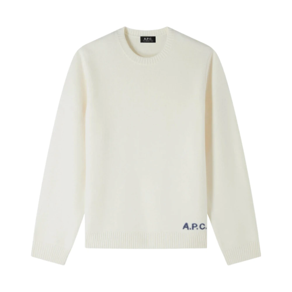 A.p.c. Men's Beige Elegant Edward Jumper