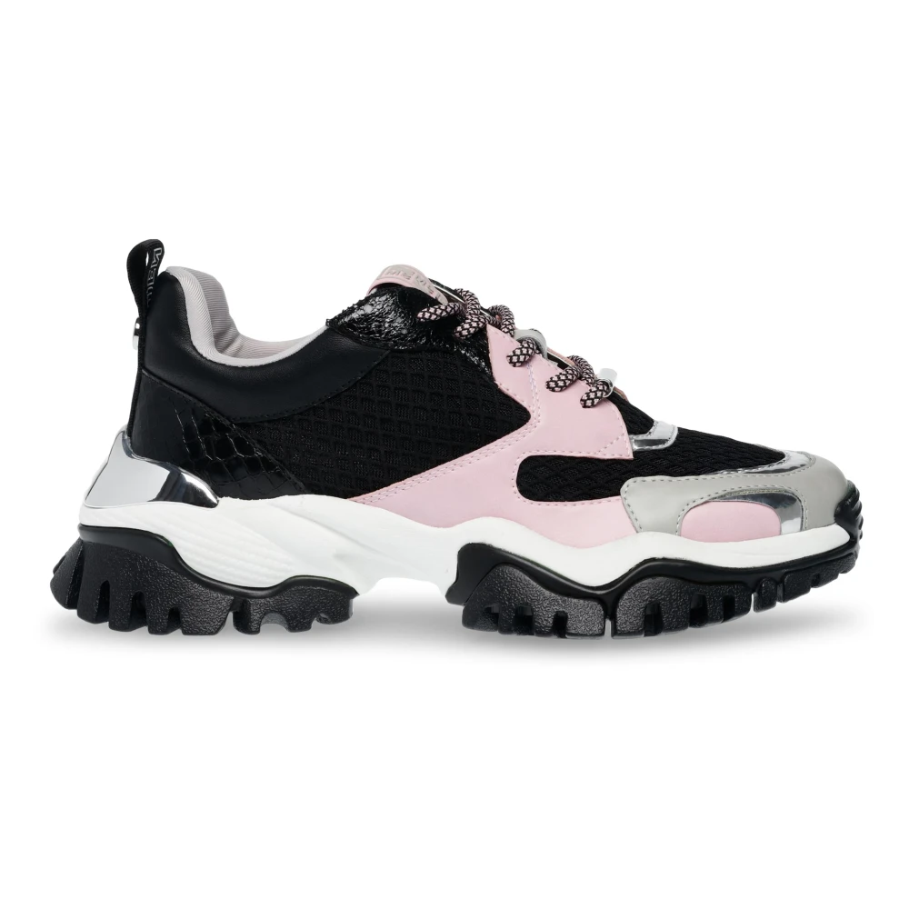 Steve Madden Lage Lace-up Sneakers Dames Schoenen Veelkleurig Multicolor