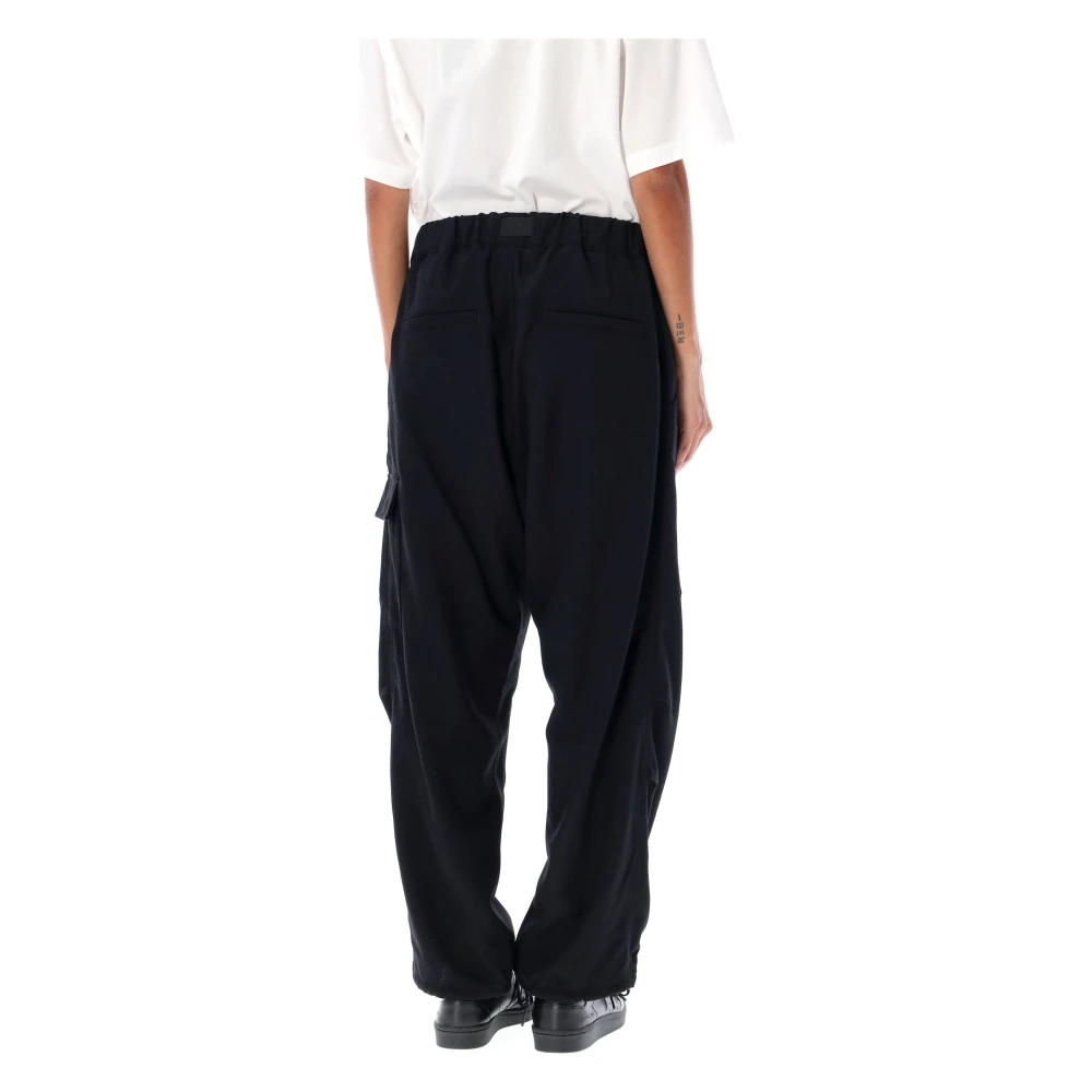 Y-3 Zwarte Cargo Joggingbroek Aw24 Black Dames