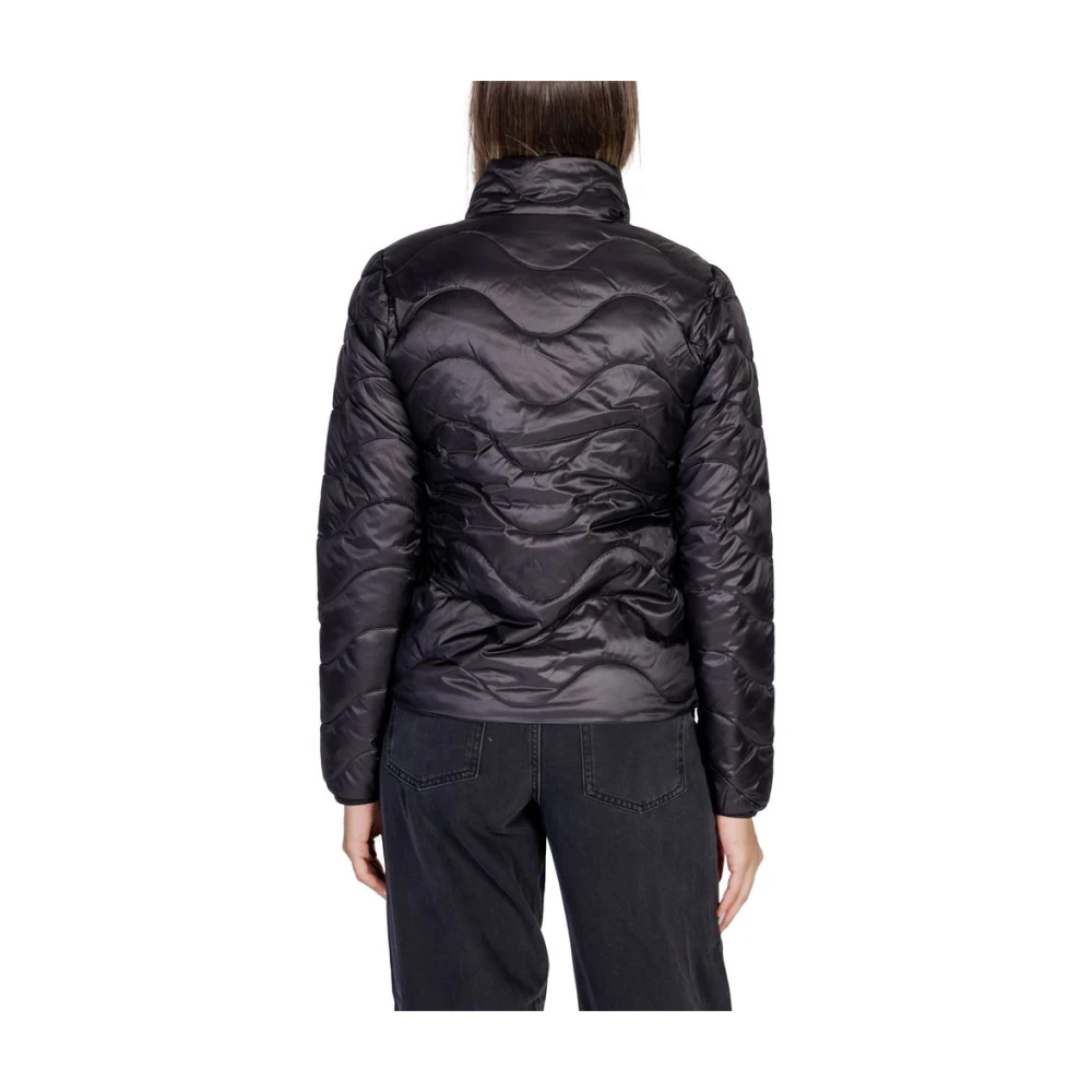 Only Zwarte Polyester Jas & Mantel Collectie Black Dames