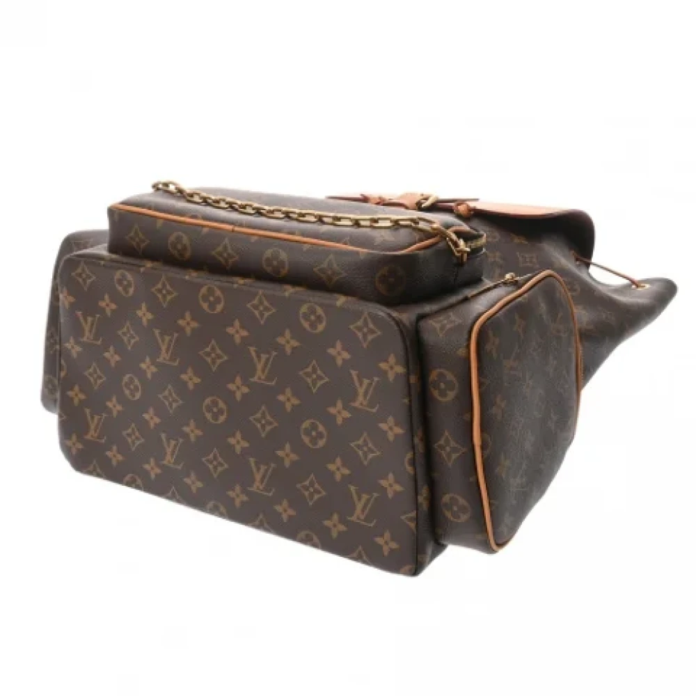 Louis Vuitton Vintage Pre-owned Canvas backpacks Brown Dames