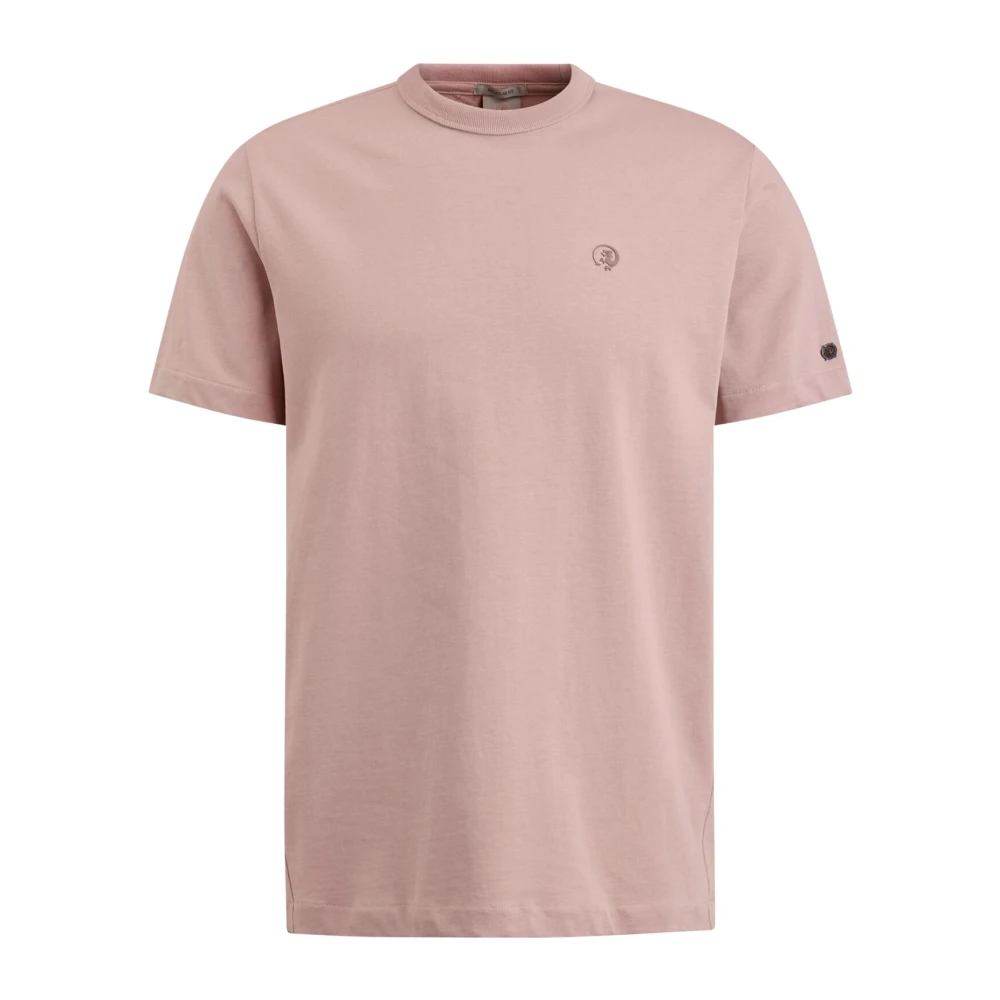 Cast Iron T-Shirt- CI R-Neck Regular FIT Heavy Cotton Pink Heren