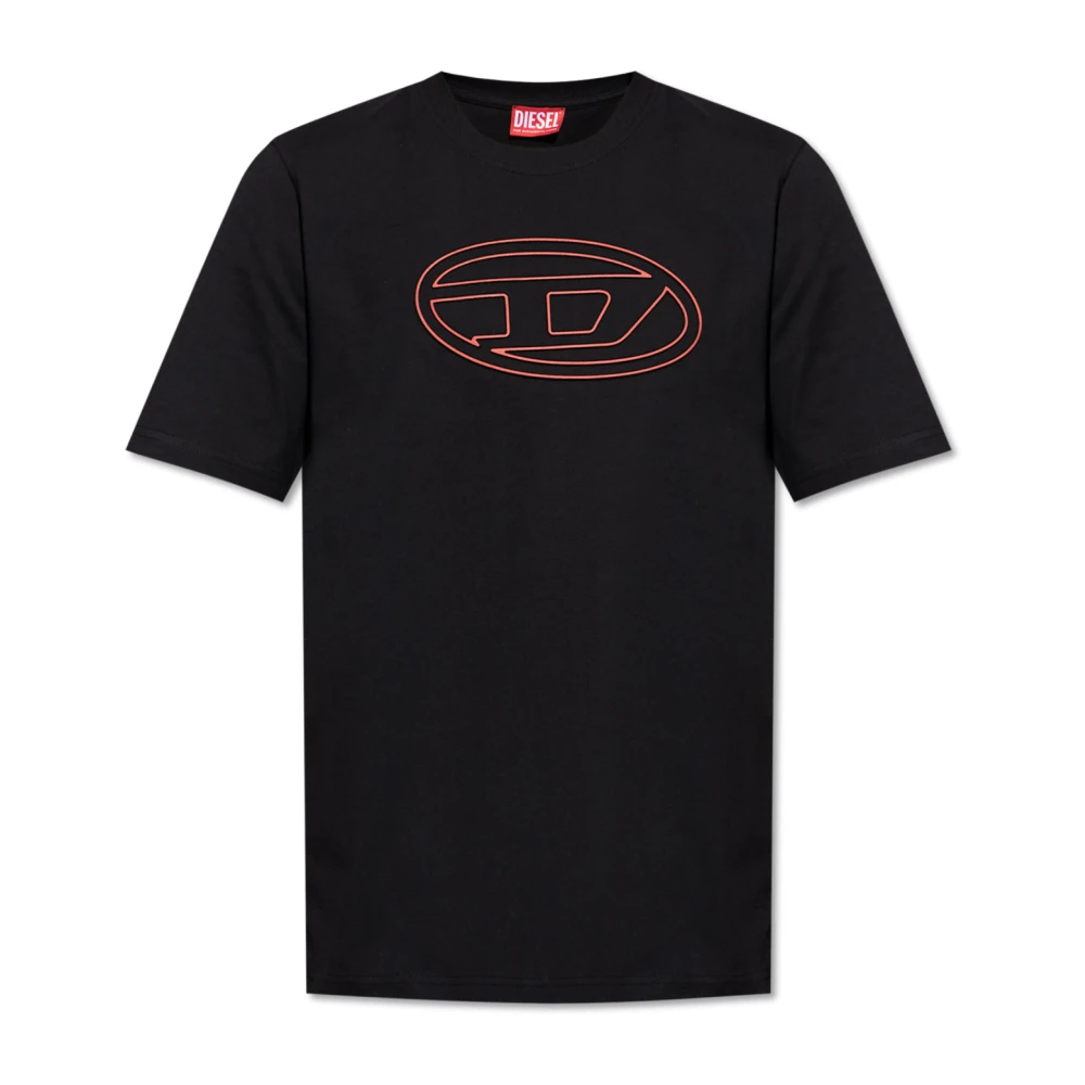 Diesel Hombre Negro Camisetas, Talla: Xl