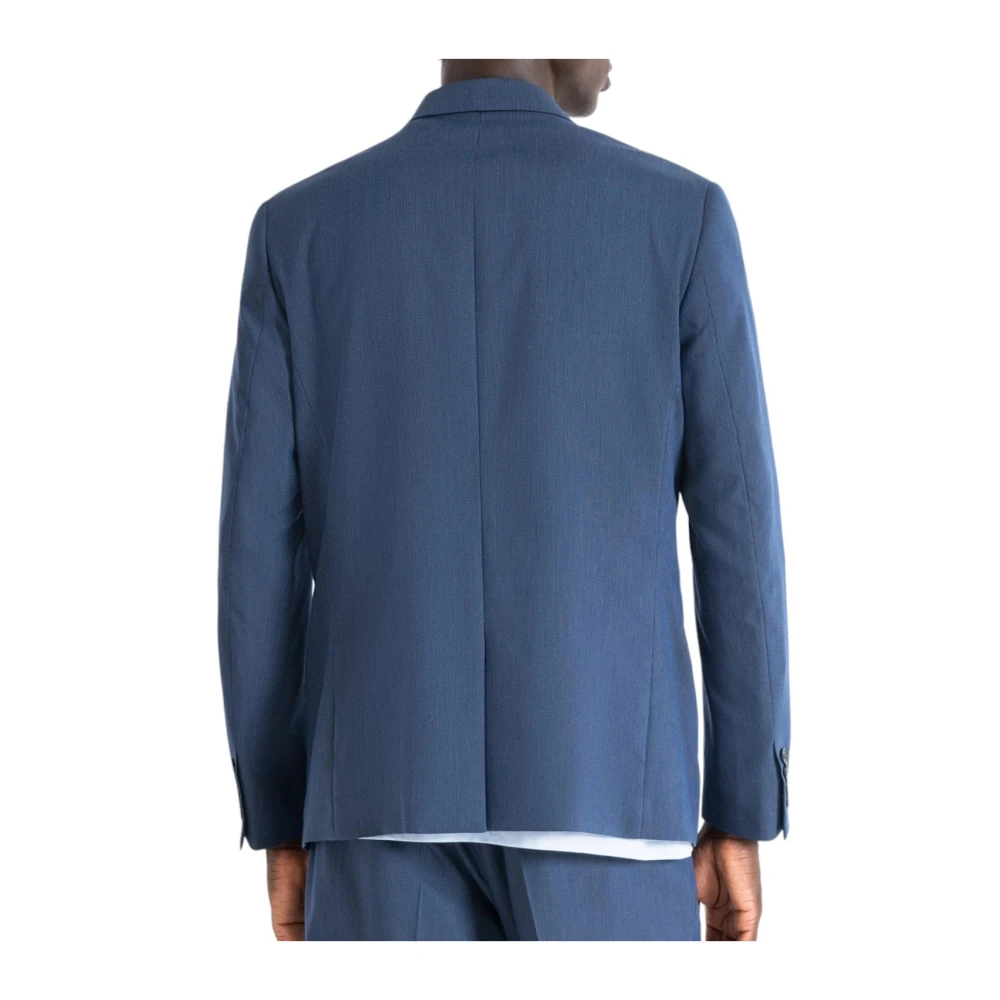 Antony Morato Blauwe Americana Jas Blazer Blue Heren