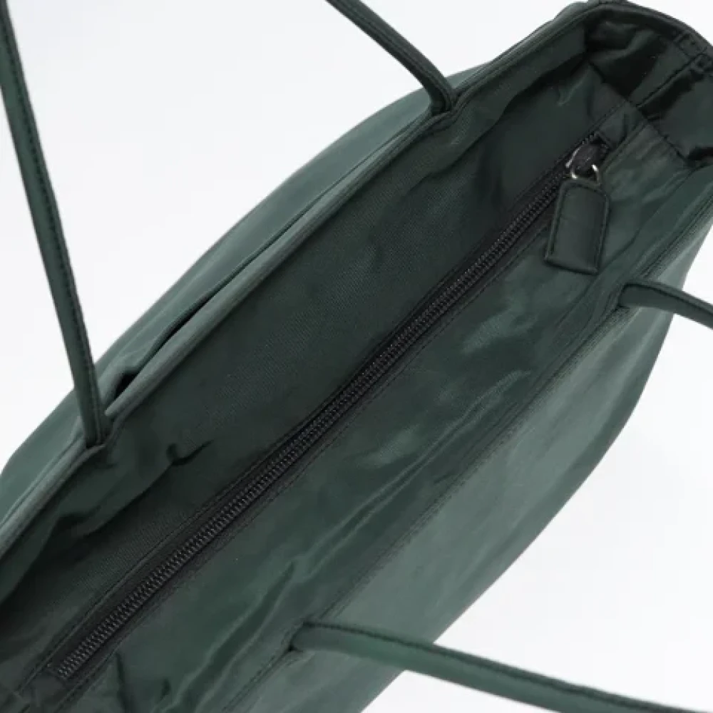Prada Vintage Pre-owned Fabric totes Green Dames