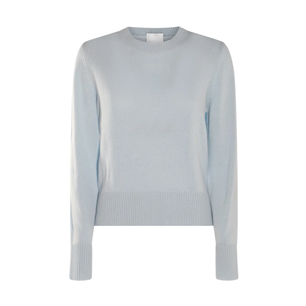 Allude Blauwe Wollen Gebreide Trui Blue Dames