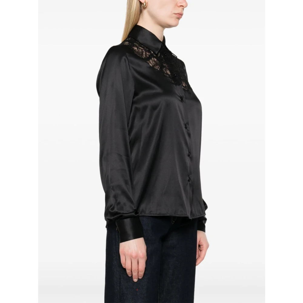 Ermanno Scervino Lange mouwen overhemd Black Dames