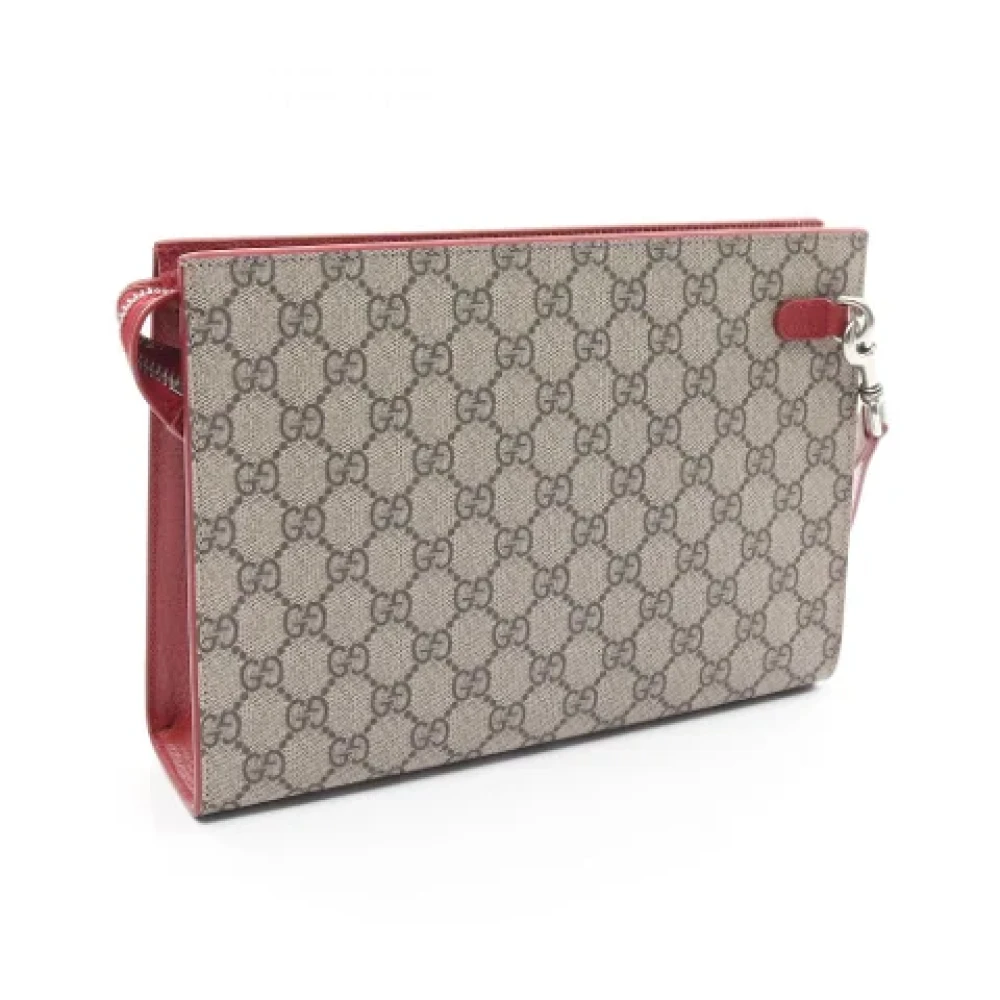 Gucci Vintage Pre-owned Plastic gucci-bags Beige Dames