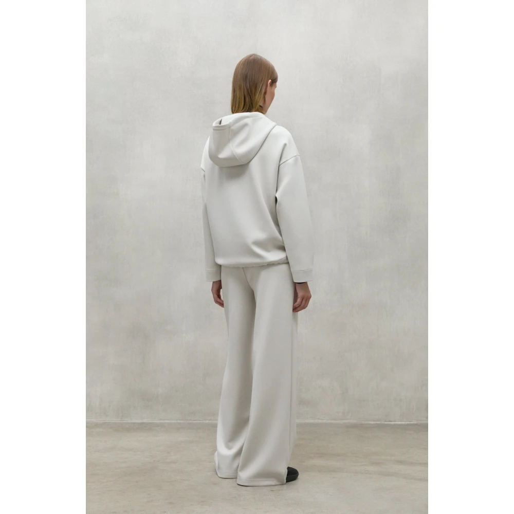 Ecoalf Stijlvolle Sweatshirt 132 ASH White Dames