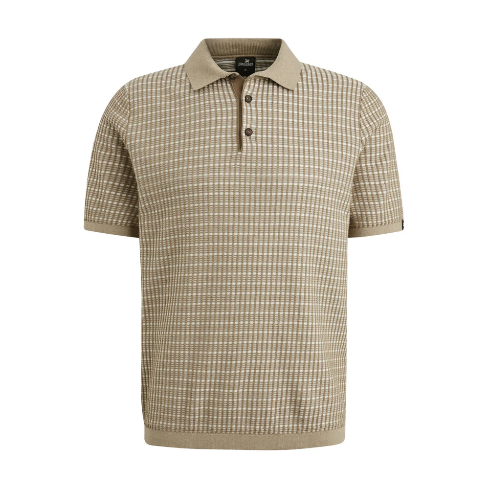 Vanguard Korte mouw katoen modal polo Beige Heren