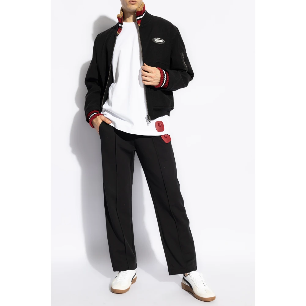 Moschino Jas met kraag Black Heren