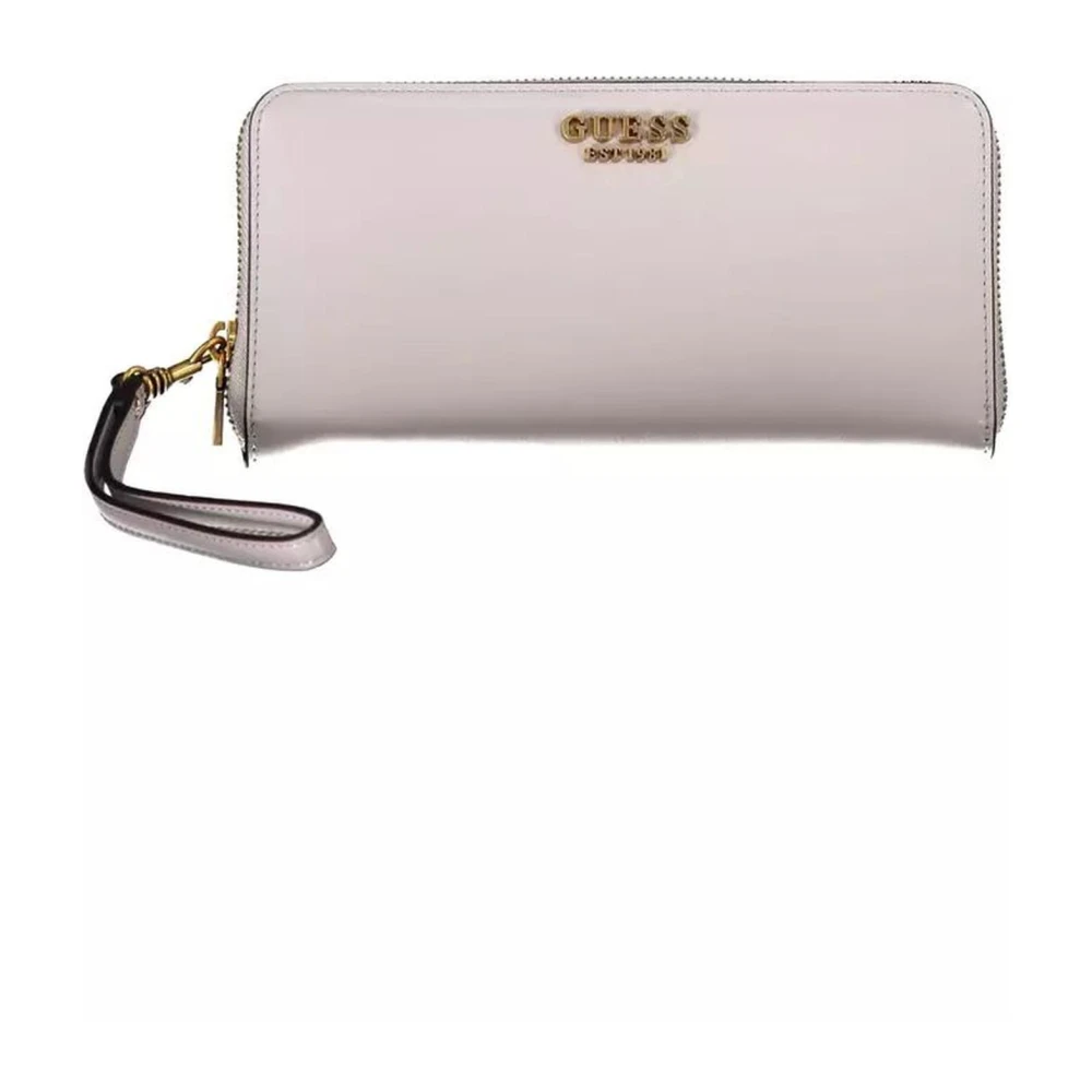 Guess Women's Gray Wallets & Cardholders, One Size, Multi-Compartment Zip Wallet