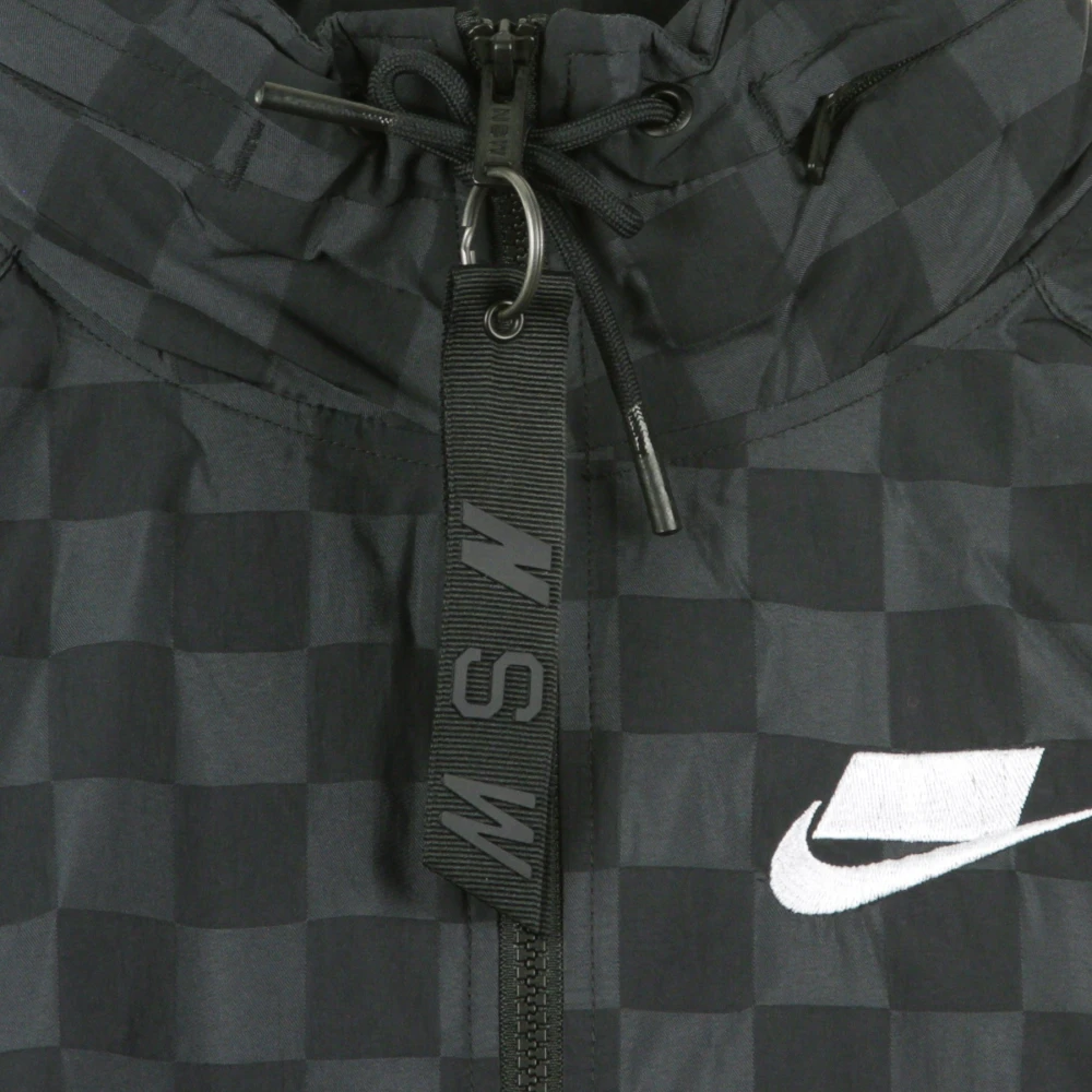 Nike Check Windbreaker Jack Gray Heren