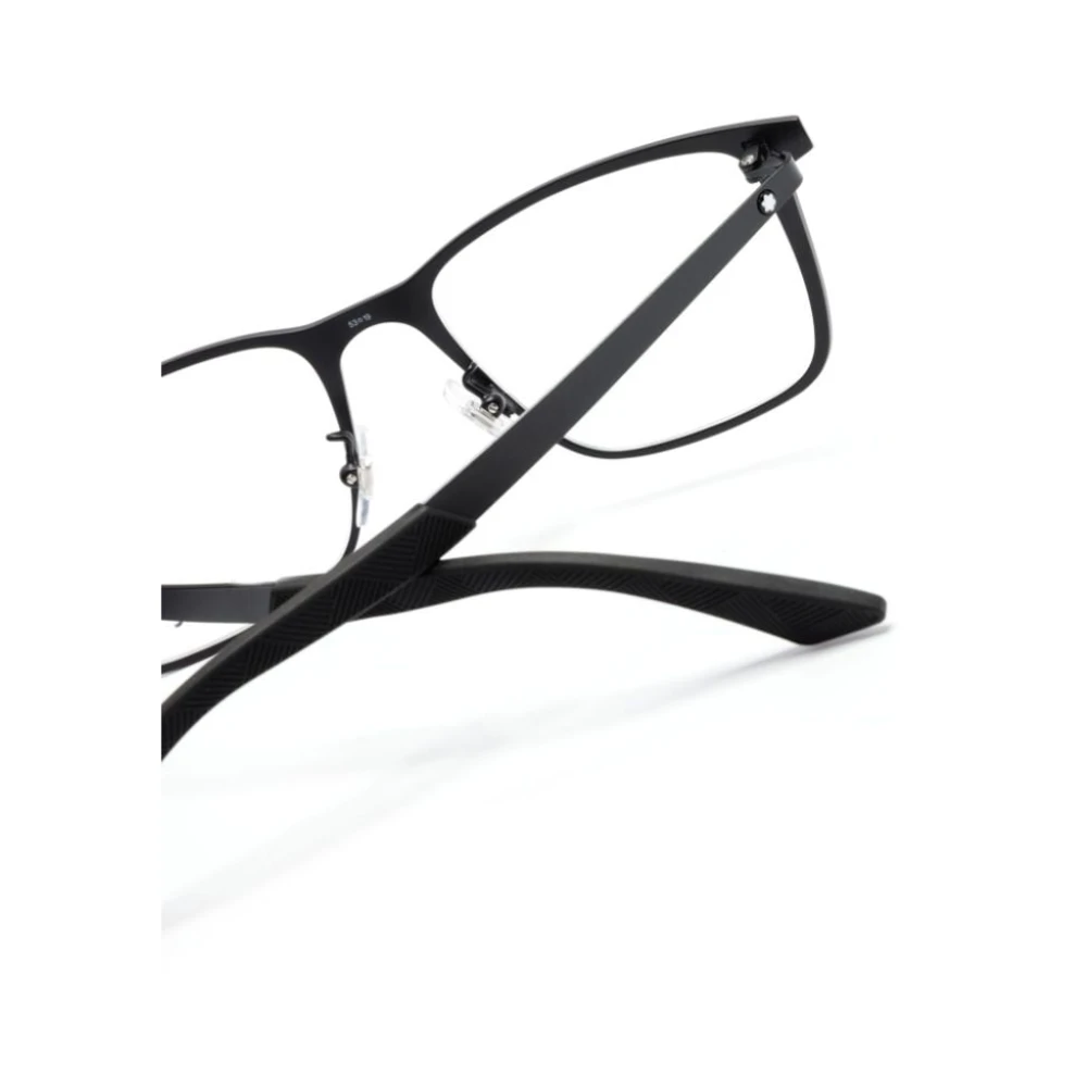 Montblanc Zwarte Optische Bril Montuur Black Heren