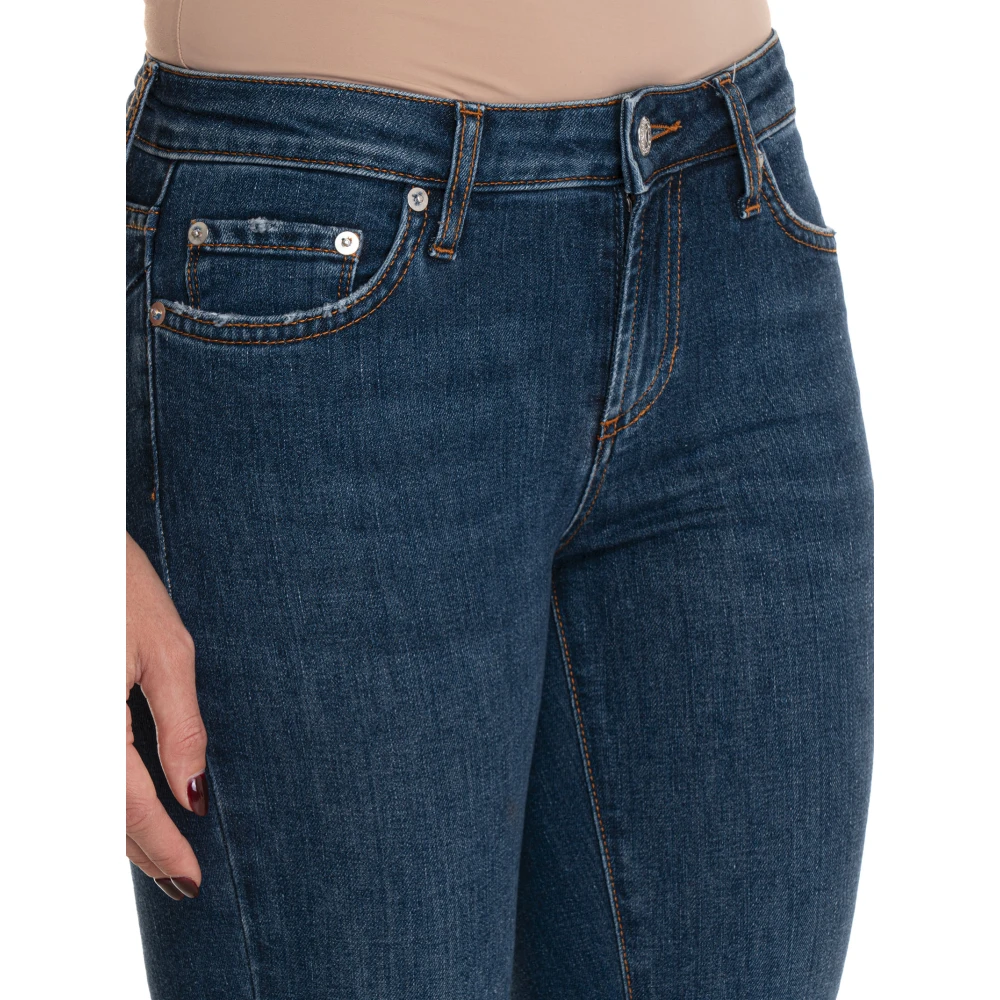 Roy Roger's Slim-fit Denim Jeans met Push-up Technologie Blue Dames